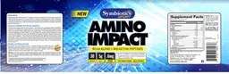 Label for Amino Impact Unflavored Powder