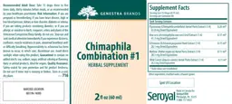 Label for Chimaphila Combination #1