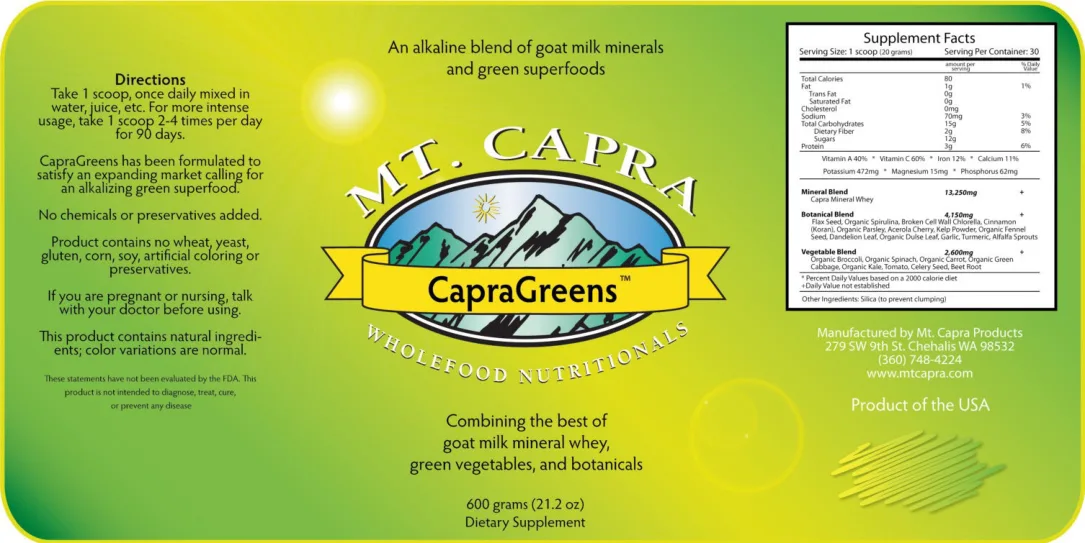 Label for CapraGreens