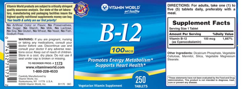 B-12 100 mcg