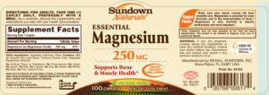 Essential Magnesium 250 mg