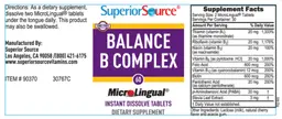 Label for Balance B Complex