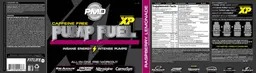 Label for Caffeine Free Pump Fuel Raspberry Lemonade