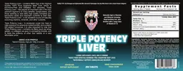 Label for Triple Potency Liver