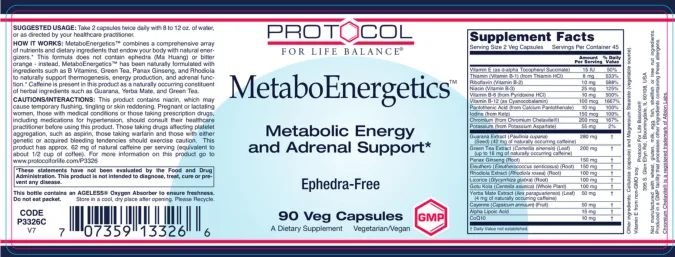 Label for MetaboEnergetics