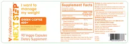Label for Green Coffee 400+