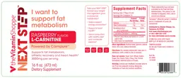 Label for Raspberry Flavor L-Carnitine