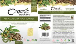 Label for Ashwagandha Root Powder