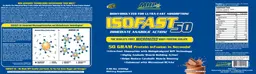 Label for IsoFast50 Chocolate Milkshake