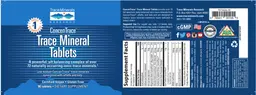 Label for ConcenTrace Trace Mineral Tablets