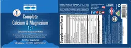 Label for Complete Calcium & Magnesium 1:1