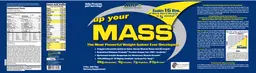 Label for Up Your Mass Cookies 'N Cream