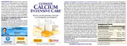 Label for Ultimate Calcium Intensive Care