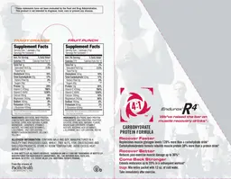 Label for Fruit Punch