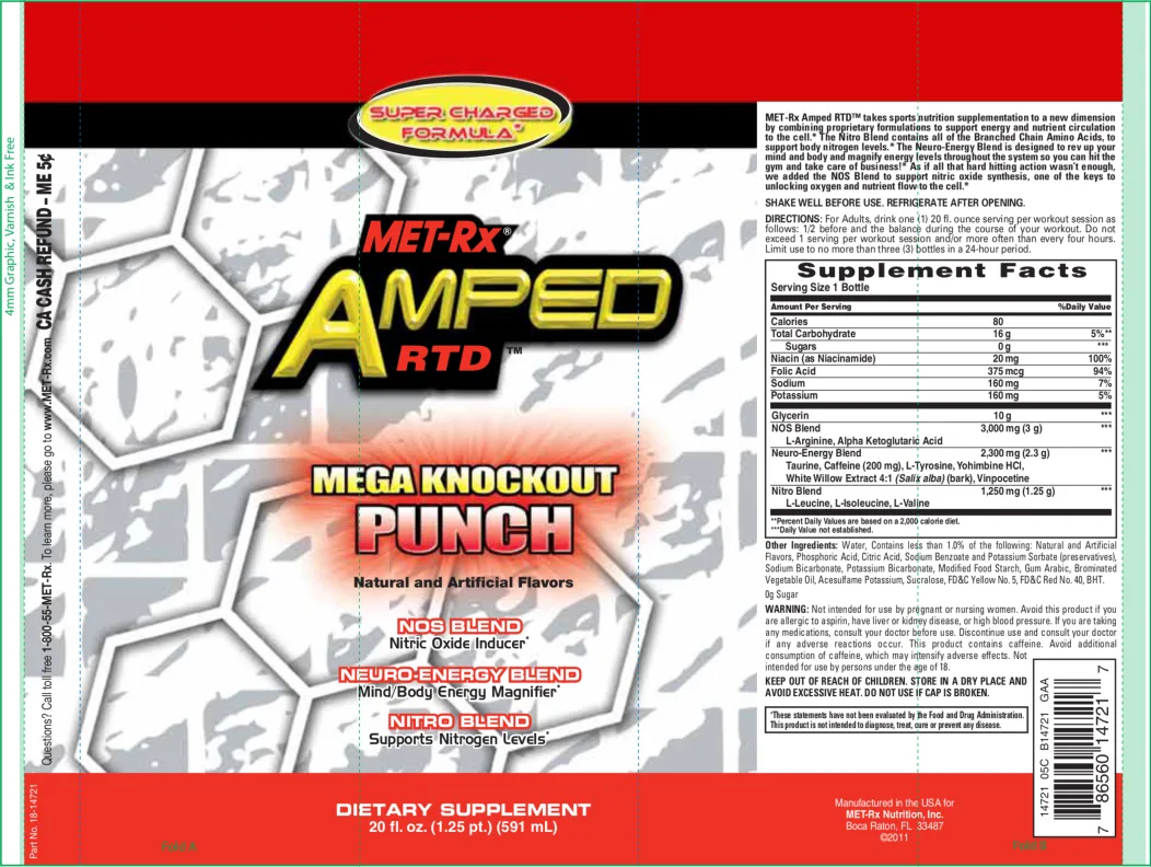 Label for Amped RTD Mega Knockout Punch