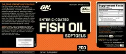 Label for Enteric-Coated Fish Oil