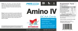 Label for Amino IV Watermelon