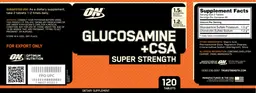 Label for Glucosamine + CSA Super Strength