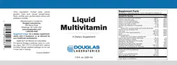 Label for Liquid Multivitamin