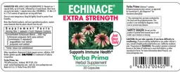 Label for Echinace Extra Strength
