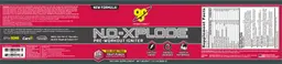 Label for N.O.-Xplode Fruit Punch