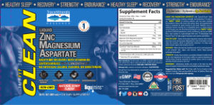 Liquid Zinc Magnesium Aspartate Natural 