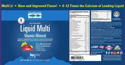 Label for Liquid Multi Vitamin-Mineral Berry