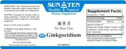 Label for Ginkgocidium
