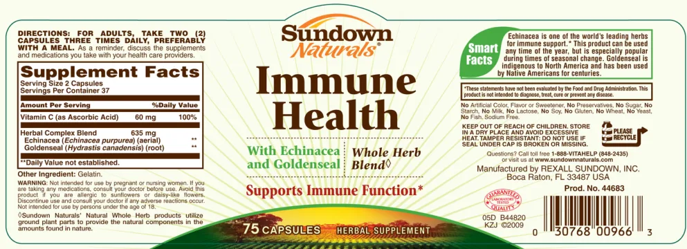 Label for Immune Health