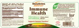 Label for Immune Health