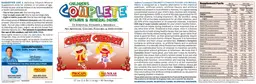 Label for Children's Complete Vitamin & Mineral Drink Cheery Cherry!
