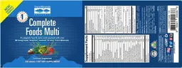 Label for Complete Foods Multi