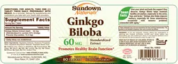 Ginkgo Biloba 60 mg