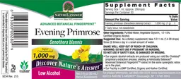 Label for Evening Primrose 1,000 mg