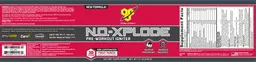 Label for N.O.-Xplode Fruit Punch