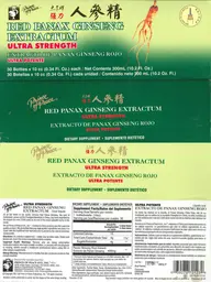 Label for Red Panax Ginseng Extractum Ultra Strength