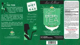 Label for Super Dieter's Tea Peppermint