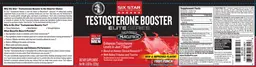 Label for Testosterone Booster Elite Series Fruit Punch