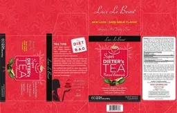Label for Super Dieter's Tea Natural Botanicals