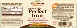 Label for Perfect Iron