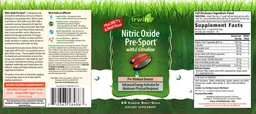 Label for Nitric Oxide Pre-Sport With L-Citrulline