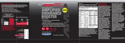 Label for Amplified Endurance Booster Blue Raspberry