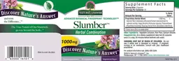 Label for Slumber 1000 mg
