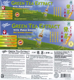Green Tea Extract with Panax Ginseng