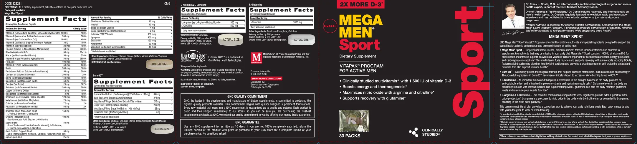 Label for Mega Men Sport