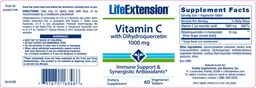 Label for Vitamin C With Dihydroquercetin 1000 mg