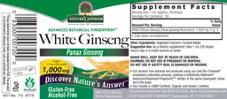 White Ginseng 1,000 mg