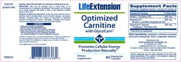 Label for Optimized Carnitine With GlycoCarn