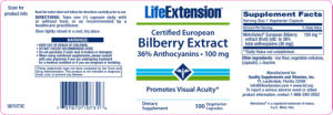 Certified European Bilberry Extract