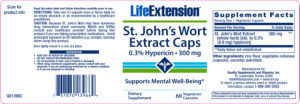 St. John's Wort Extract Caps 300 mg